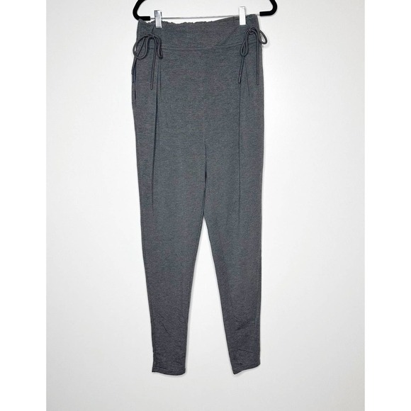 Gymshark Slounge Cinched Joggers Pants High Waist Heather Gray Women's SZ Medium - Picture 2 of 5